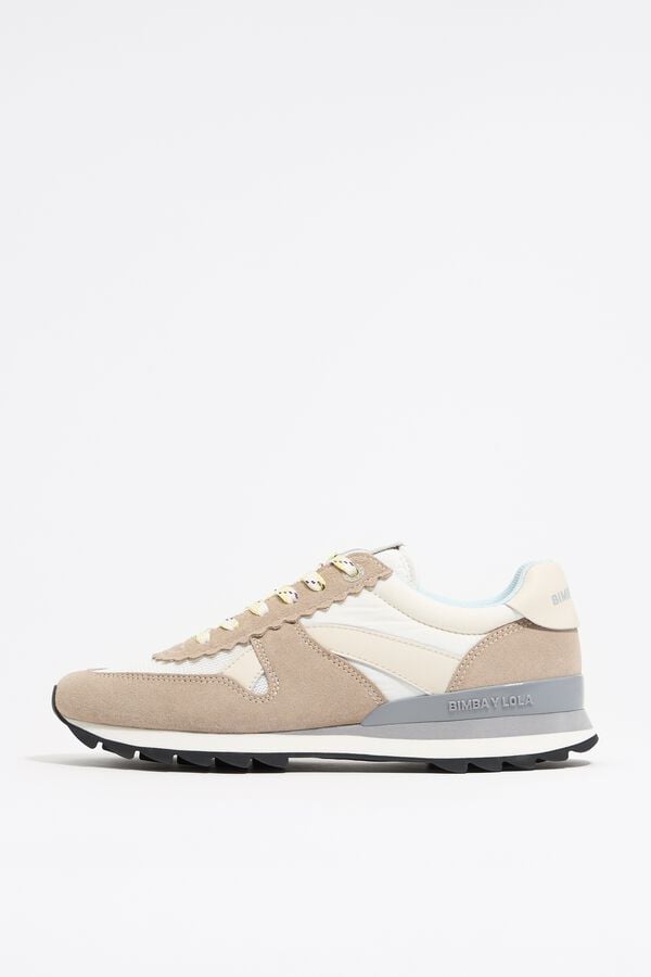bimba & lola Technische sneakers beige