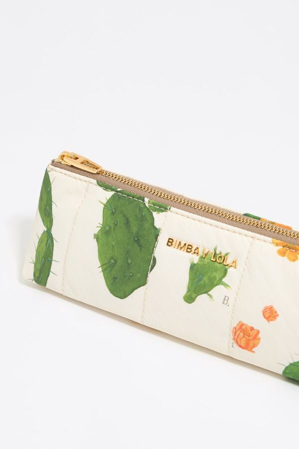 Bimba & Lola Toilettas Etui Nylon Cactus Ivoorwit