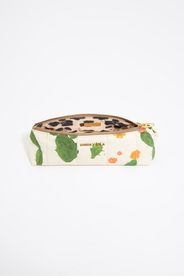 Bimba & Lola Toilettas Etui Nylon Cactus Ivoorwit