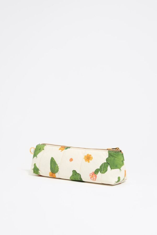 Bimba & Lola Toilettas Etui Nylon Cactus Ivoorwit