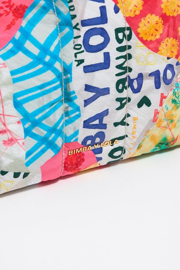 Bimba & Lola Toilettas Groot Nylon Patchwork Roze