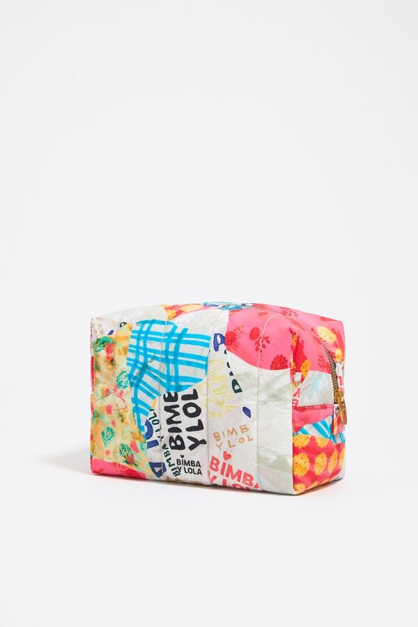 Bimba & Lola Toilettas Groot Nylon Patchwork Roze