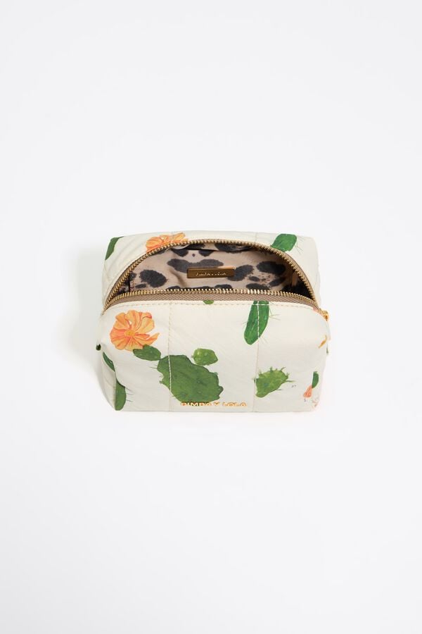 Bimba & Lola Toilettas Klein Nylon Cactus Ivoorwit