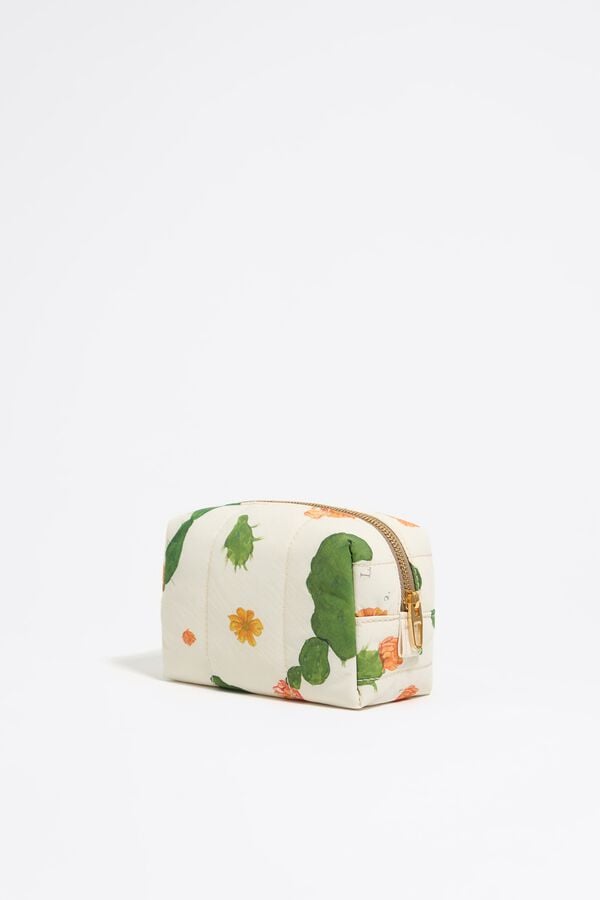 Bimba & Lola Toilettas Klein Nylon Cactus Ivoorwit