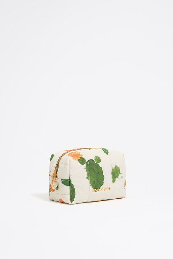 bimba & lola Toilettas klein nylon Cactus ivoorwit