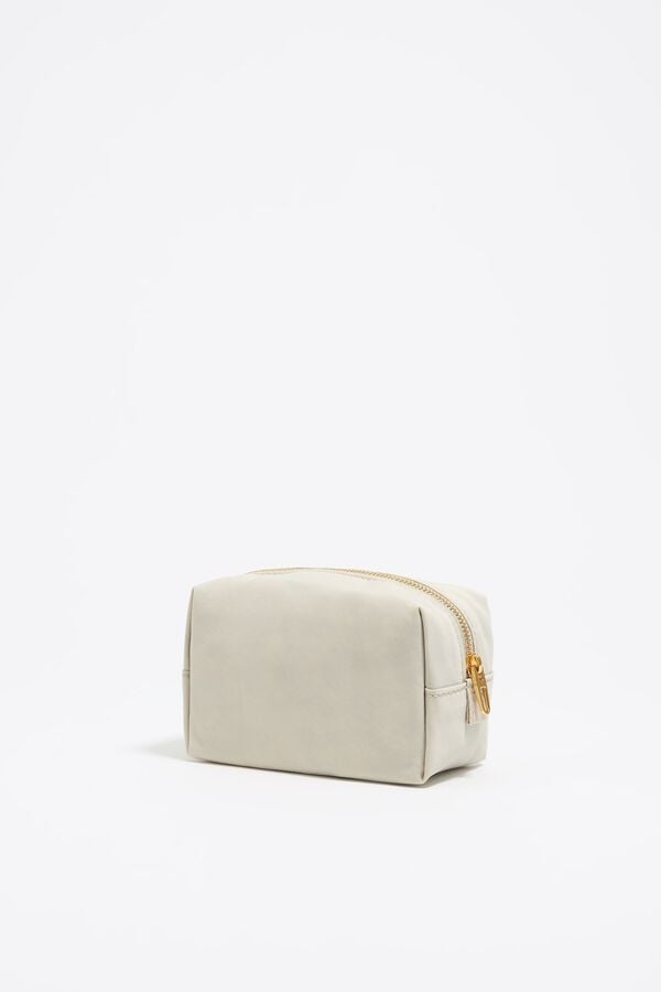 Bimba & Lola Toilettas Klein Nylon Kiezelwit