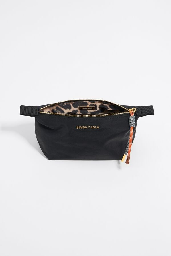 Bimba & Lola Toilettas Trapezium Klein Nylon Zwart