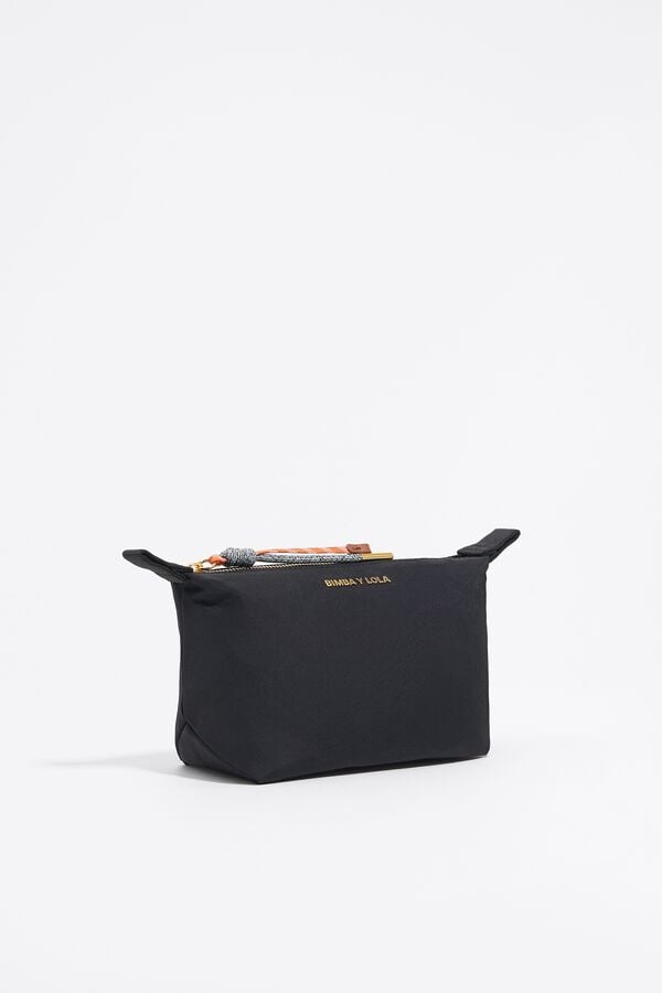 bimba & lola Toilettas trapezium klein nylon zwart