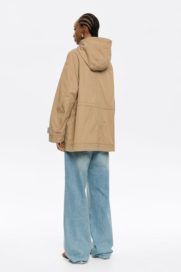 Bimba & Lola Trenchcoat A-lijn Kort Camel