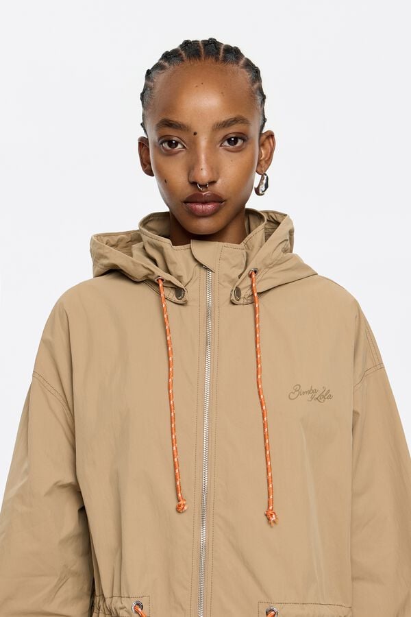 Bimba & Lola Trenchcoat A-lijn Kort Camel