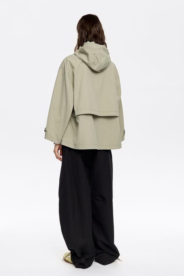 Bimba & Lola Trenchcoat A-lijn Licht Kaki