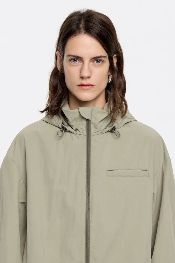 Bimba & Lola Trenchcoat A-lijn Licht Kaki