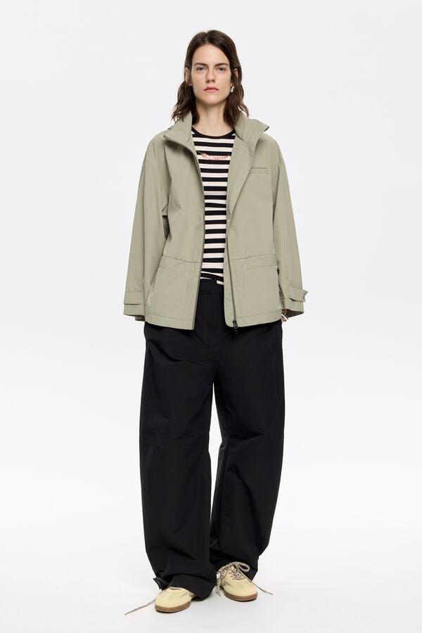 bimba & lola Trenchcoat A-lijn licht kaki