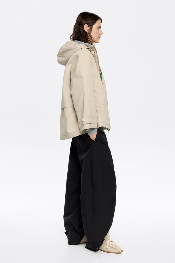 Bimba & Lola Trenchcoat A-lijn Licht Steen