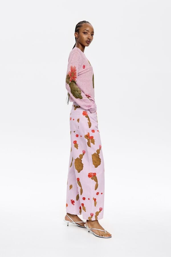 Bimba & Lola Trui Linnen Cactus Roze