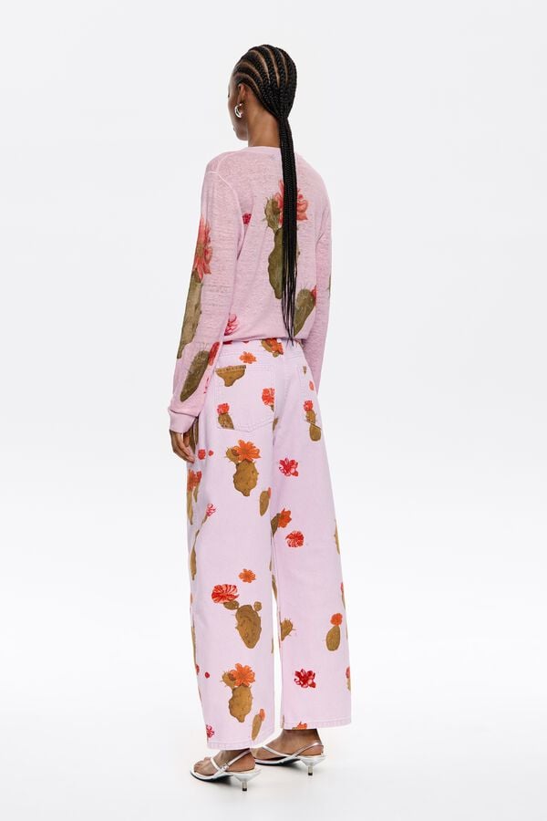 Bimba & Lola Trui Linnen Cactus Roze