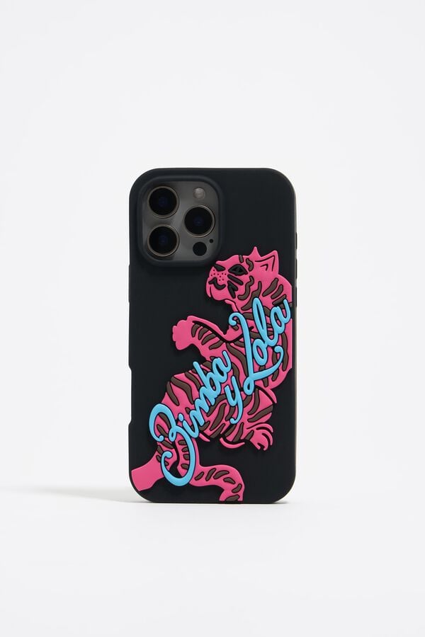 Bimba & Lola Hoesje IPhone 16 Pro Max Silicone Tijger