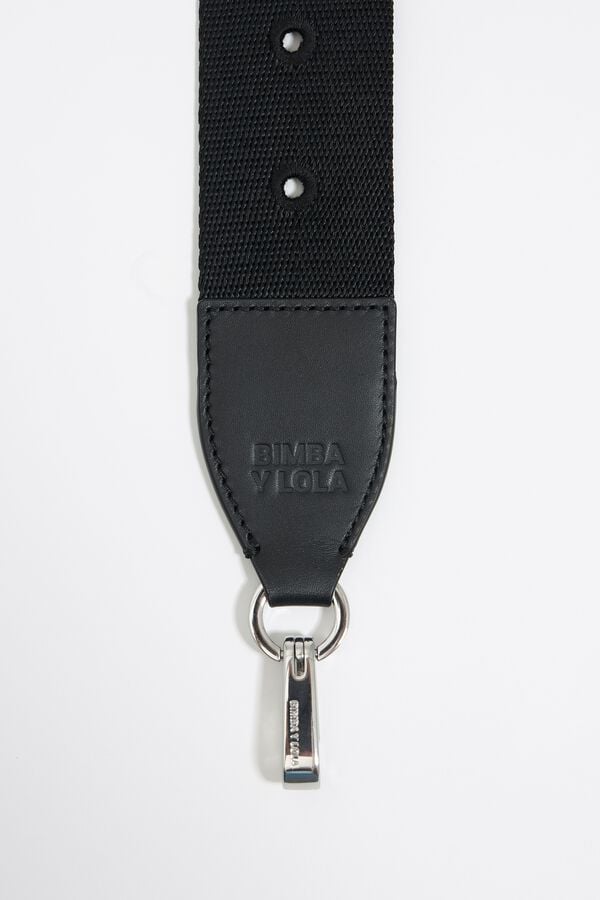 Bimba & Lola Lange Schouderriem Personaliseerbaar Zwart