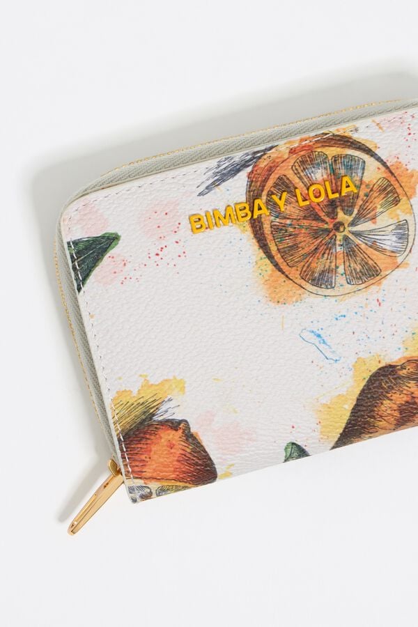 Bimba & Lola Pasjeshouder Kaviaarstructuur Lemons Ivoorwit