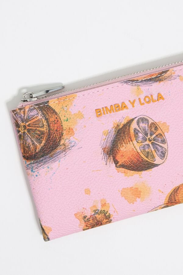 Bimba & Lola Pasjeshouder Kaviaarstructuur Lemons Roze