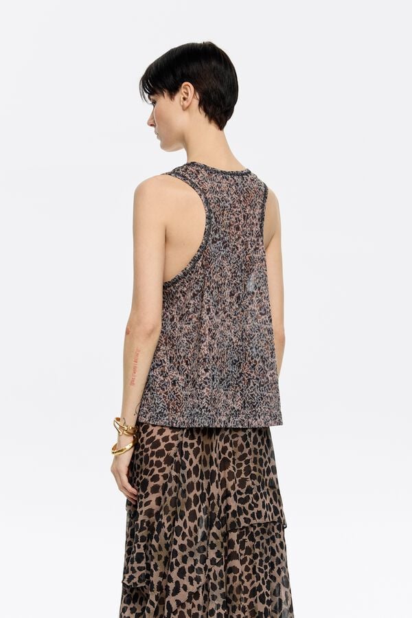 Bimba & Lola Rok Soepelvallend Onregelmatig Cheetah Kaki