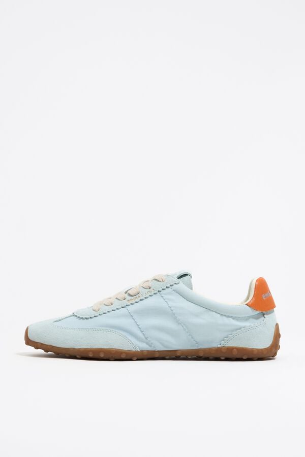bimba & lola Sneaker splitleer en technisch 13 29 blauw