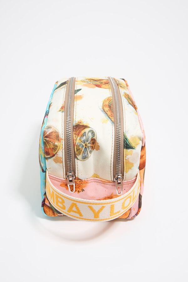 Bimba & Lola Toilettas Dubbel Groot Nylon Lemons Roze