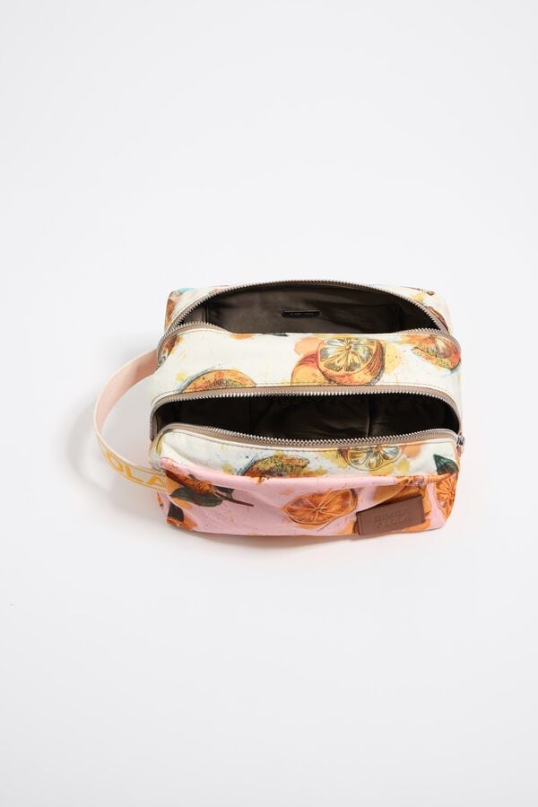 Bimba & Lola Toilettas Dubbel Groot Nylon Lemons Roze