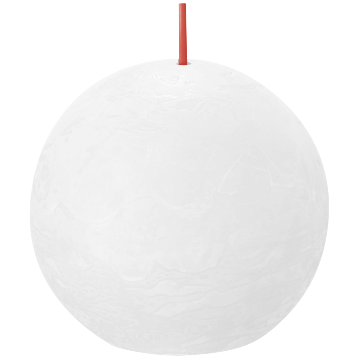 bolsius Bolsius - rustieke bolkaars - wit - Ø 7 6 cm