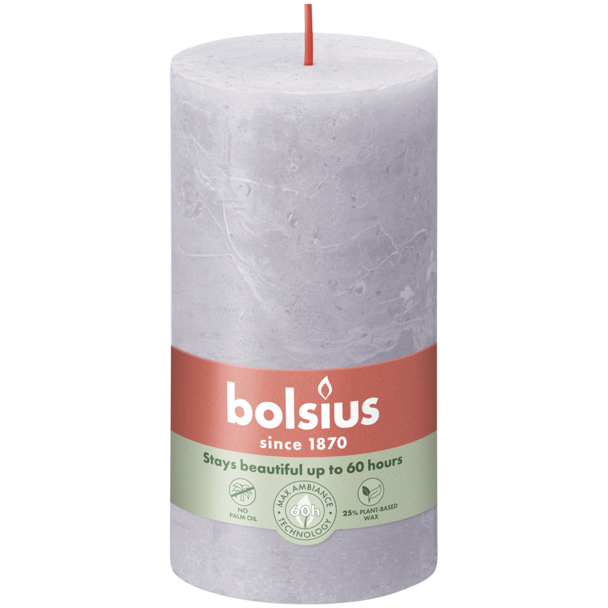 bolsius Bolsius - rustieke kaars - blauw - 13cm