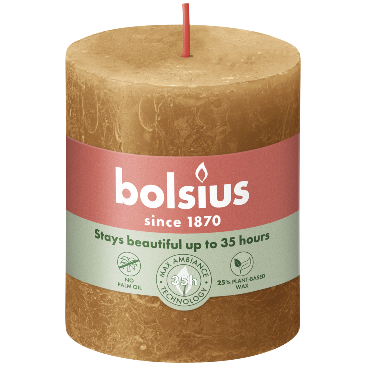 bolsius Bolsius - rustieke kaars - lichtbruin - 8cm bolsius Bolsius - rustieke kaars - lichtbruin - 8cm