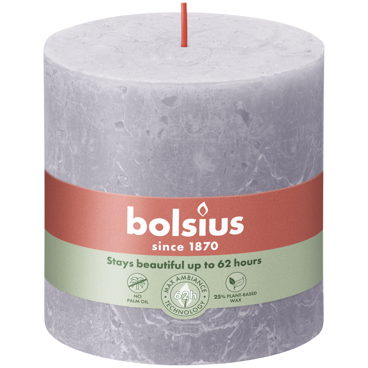 bolsius Bolsius - rustieke kaars XXL - blauw - 10cm