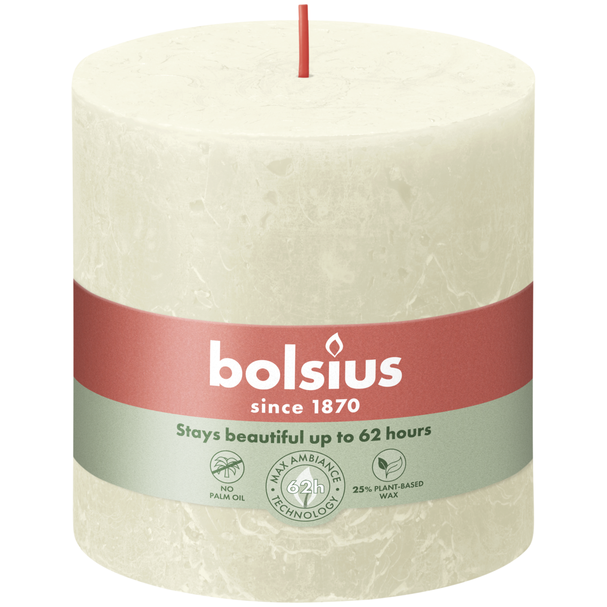 bolsius Bolsius - rustieke kaars XXL - ivoor - 10cm