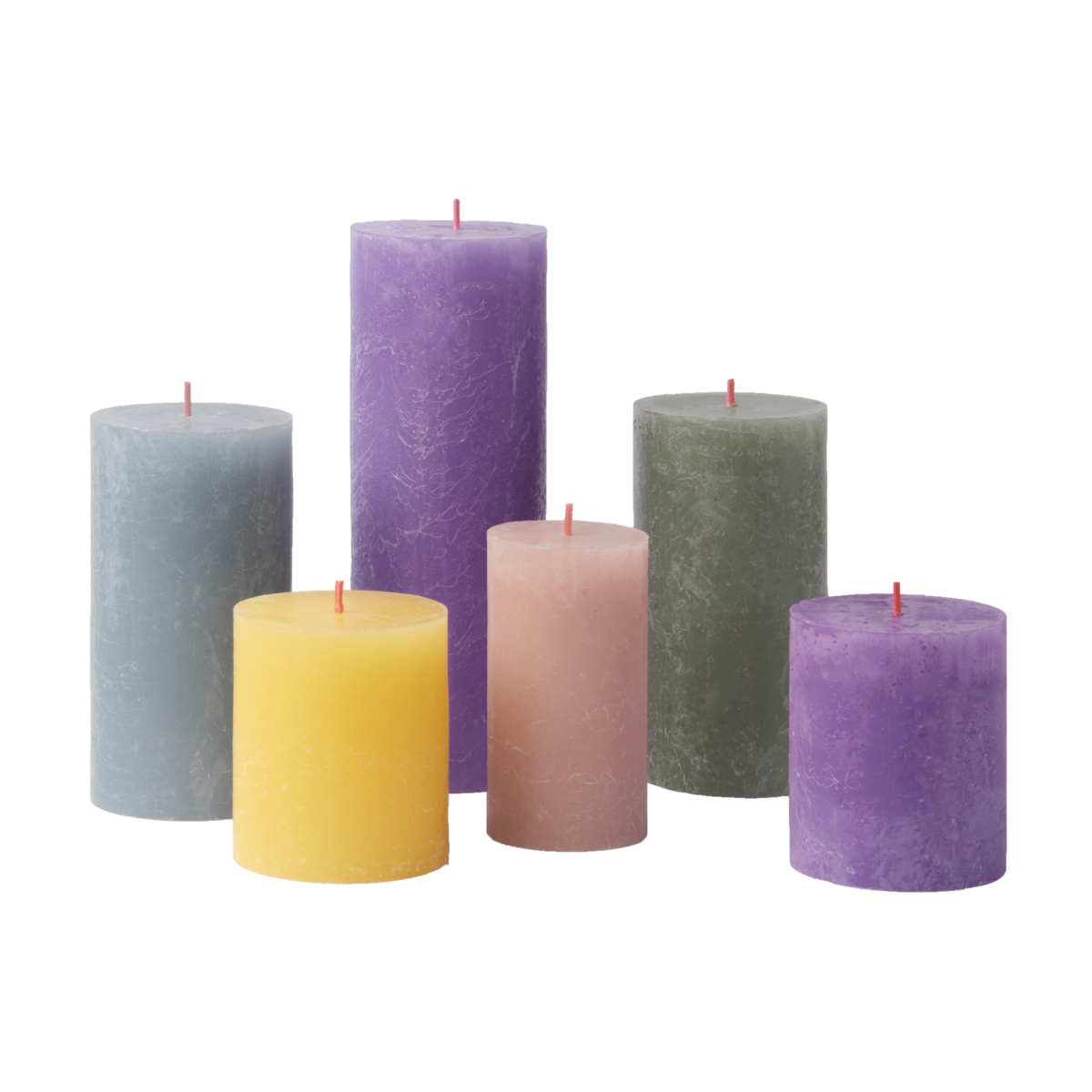 bolsius Bolsius - rustieke kaarsen set - Memphis