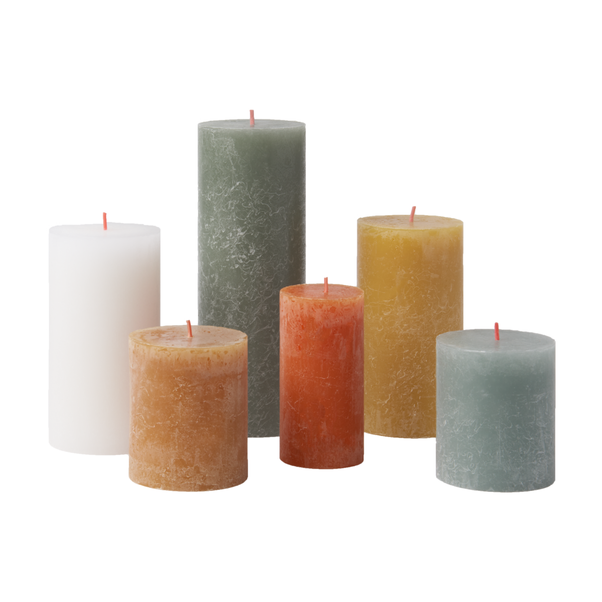 bolsius Bolsius - rustieke kaarsen set - Retro