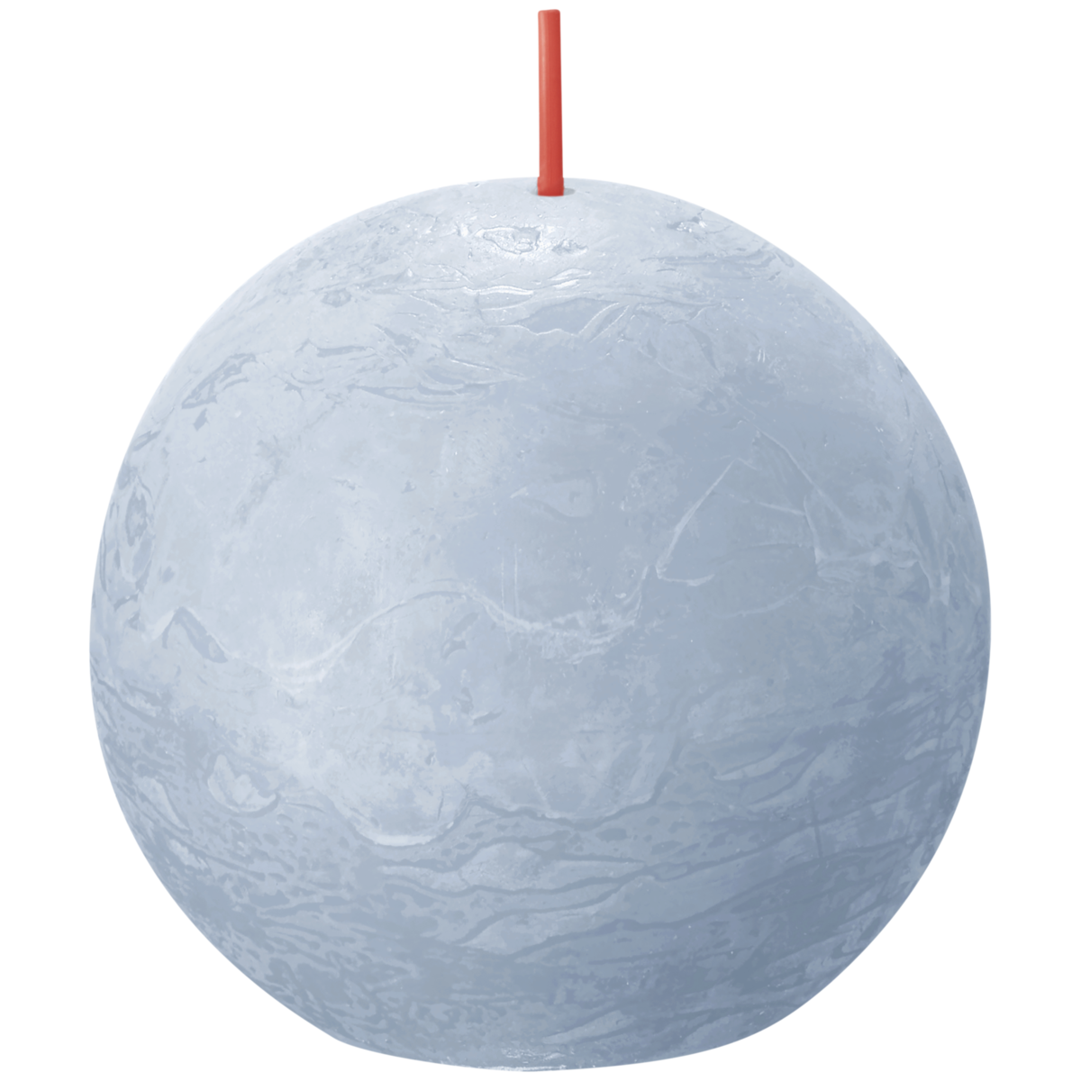 bolsius Bolsius - rustieke bolkaars - blauw - diameter 7 6 cm