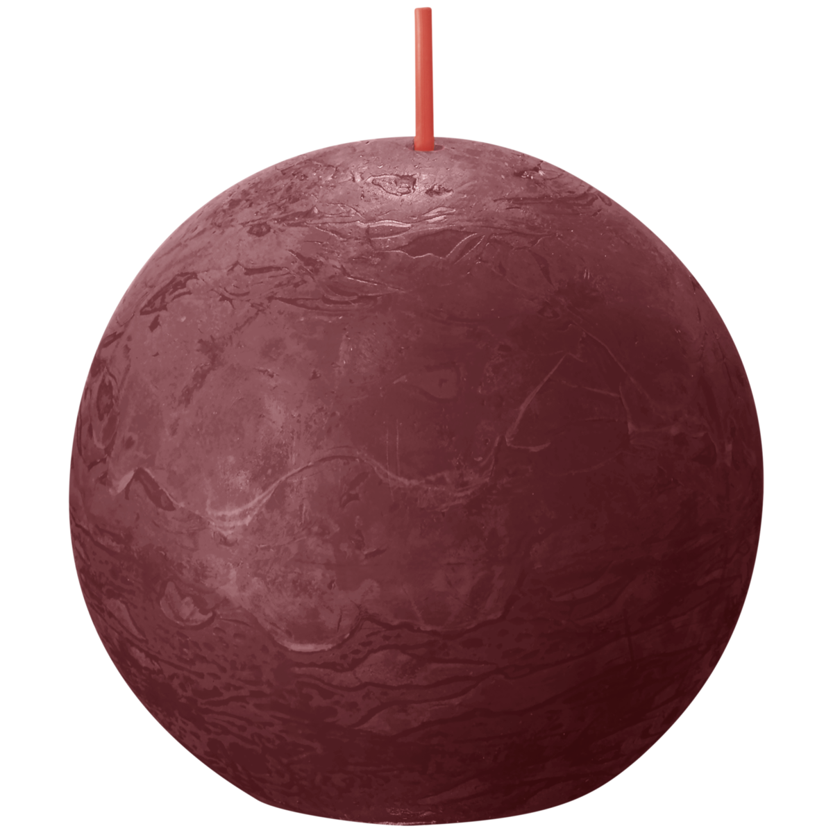 bolsius Bolsius - rustieke bolkaars - bordeaux - Ø 7 6 cm