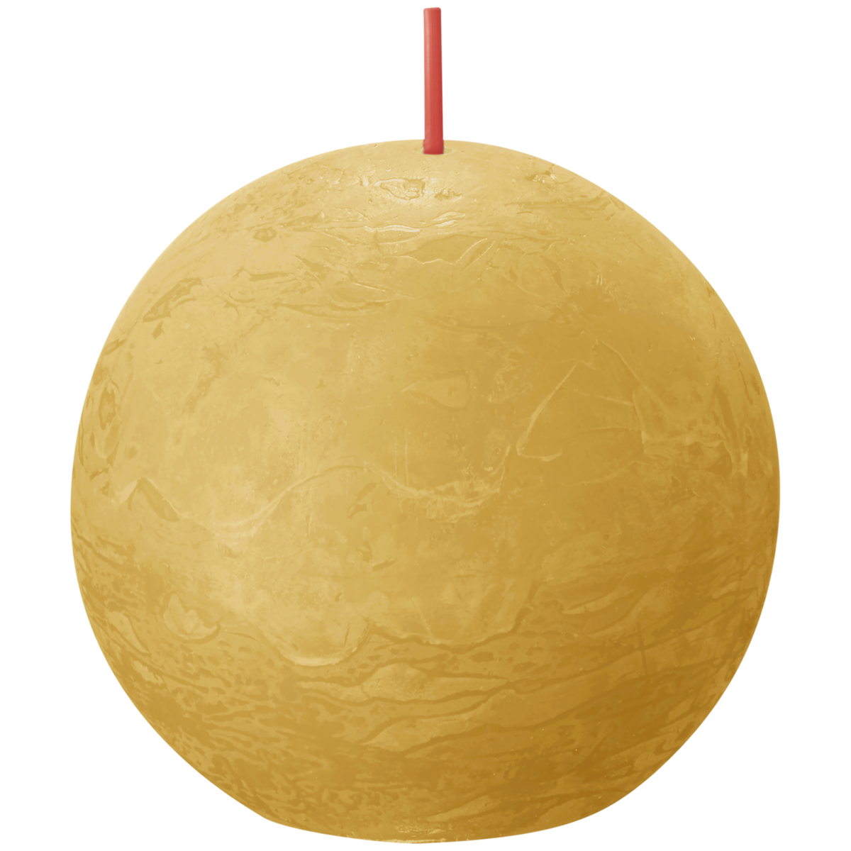 bolsius Bolsius - rustieke bolkaars - okergeel - Ø 7 6 cm