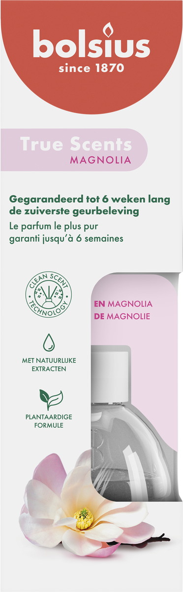 bolsius Bolsius True Scents - geurstokjes - Magnolia - 60ml bolsius Bolsius True Scents - geurstokjes - Magnolia - 60ml