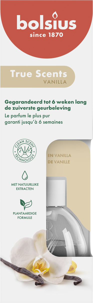 bolsius Bolsius True Scents - geurstokjes - Vanille - 60ml