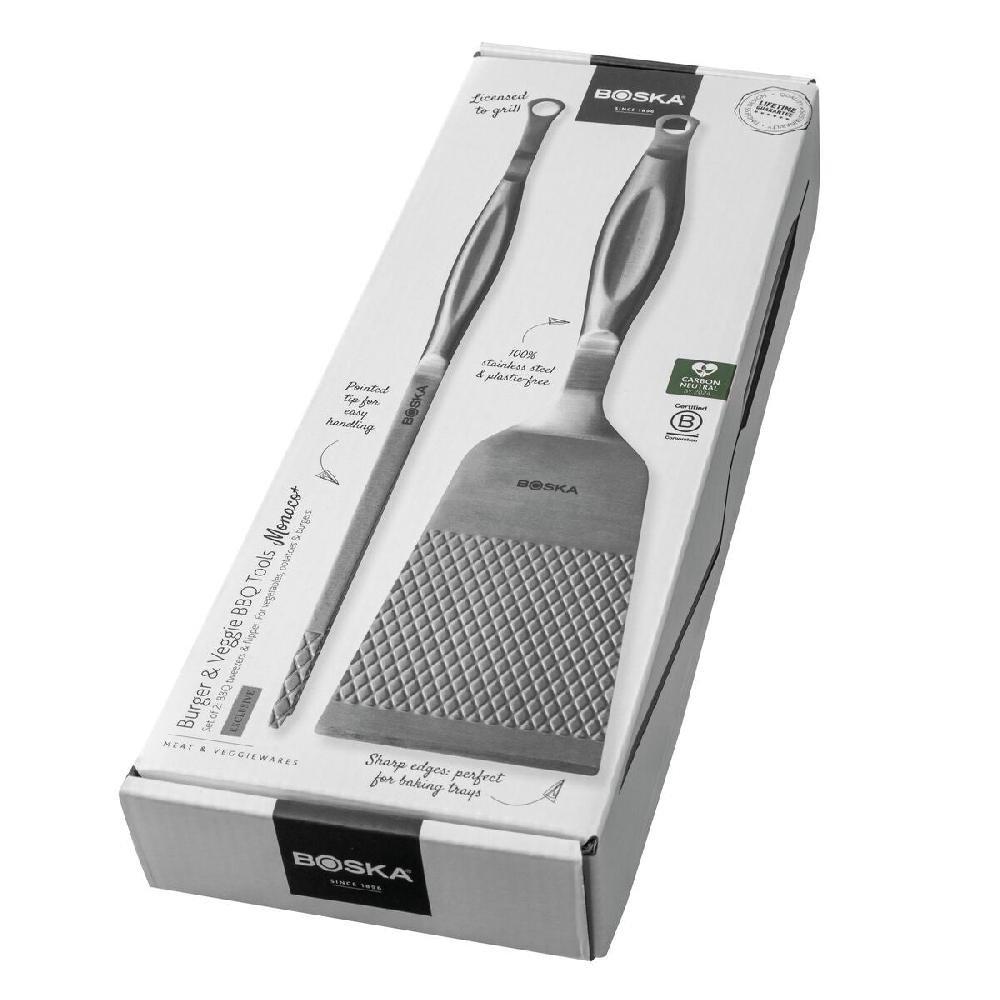 Boska Burger & Veggie BBQ Tools Monaco+ Set Van 2 Toevoegen Aan 'Mijn Wensenlijst'