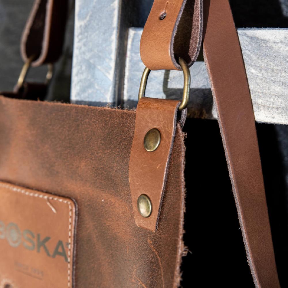 Boska Mr. Smith Leren Schort Bruin Pocket Toevoegen Aan 'Mijn Wensenlijst'