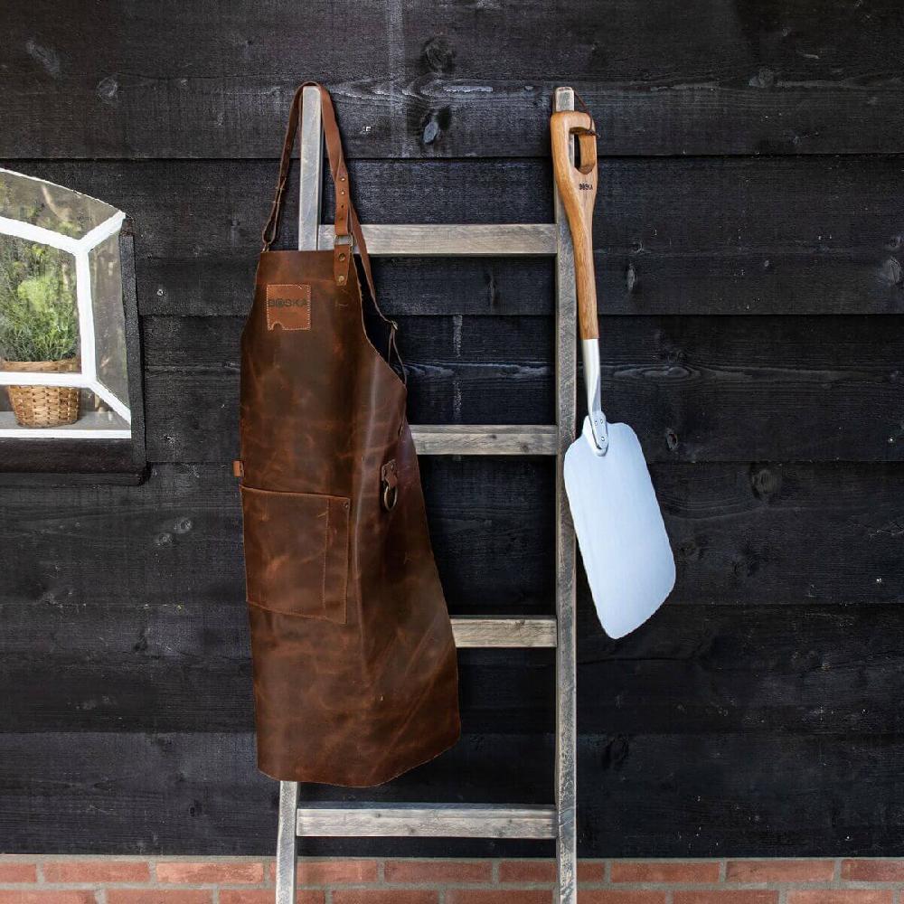 Boska Mr. Smith Leren Schort Bruin Pocket Toevoegen Aan 'Mijn Wensenlijst'