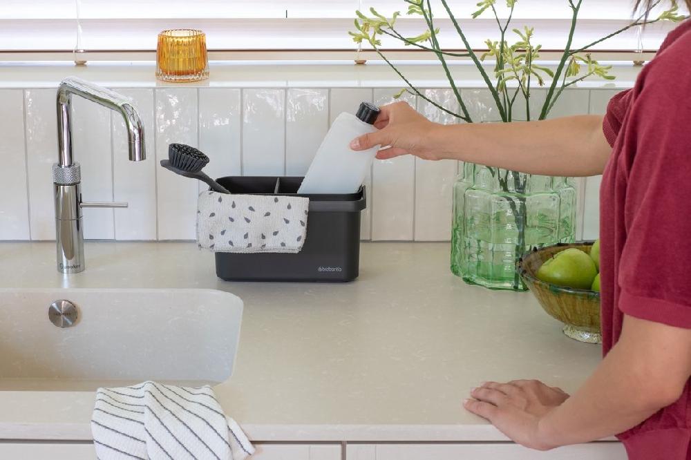 Brabantia Aanrecht Organizer Met Vaatdoekhouder SinkSide - Dark Grey