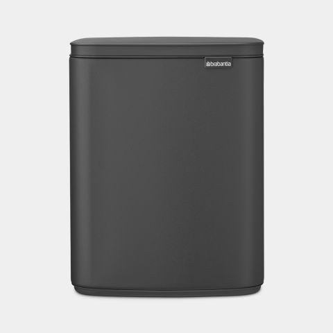 brabantia Bo Afvalemmer 12 liter - Mineral Infinite Grey