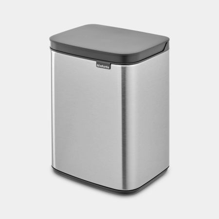 Brabantia Bo Afvalemmer 4 Liter - Matt Steel Fingerprint Proof
