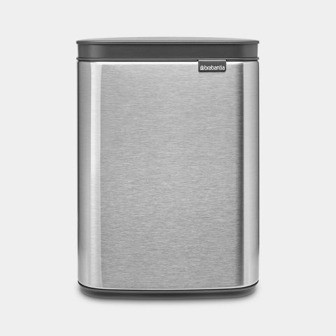brabantia Bo Afvalemmer 4 liter - Matt Steel Fingerprint Proof