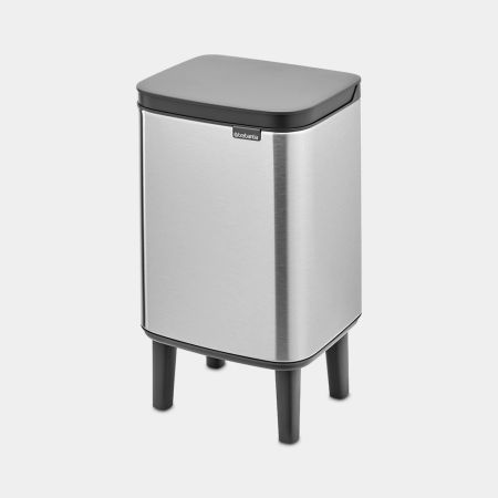 Brabantia Bo Hi Afvalemmer 4L - Matt Steel Fingerprint Proof