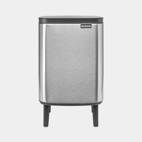brabantia Bo Hi afvalemmer 7L - Matt Steel Fingerprint Proof