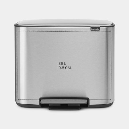 Brabantia Bo Pedaalemmer 36 Liter - Matt Steel Fingerprint Proof